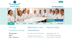 Desktop Screenshot of praxis-grassl.de